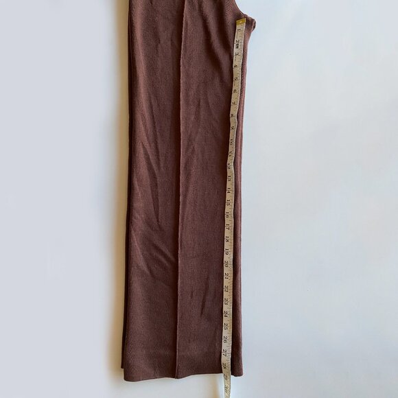 Missoni Italy Brown Knit Pull-on Designer Pants Women’s Size 40 IT Wide Leg Vtg - Picture 5 of 7